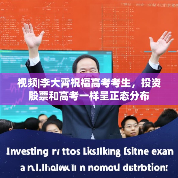 视频|李大霄祝福高考考生，投资股票和高考一样呈正态分布
