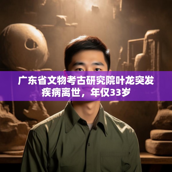 广东省文物考古研究院叶龙突发疾病离世，年仅33岁