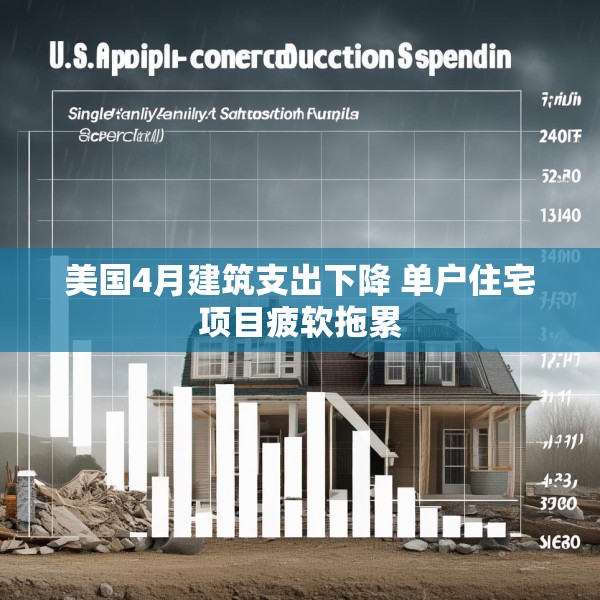 美国4月建筑支出下降 单户住宅项目疲软拖累