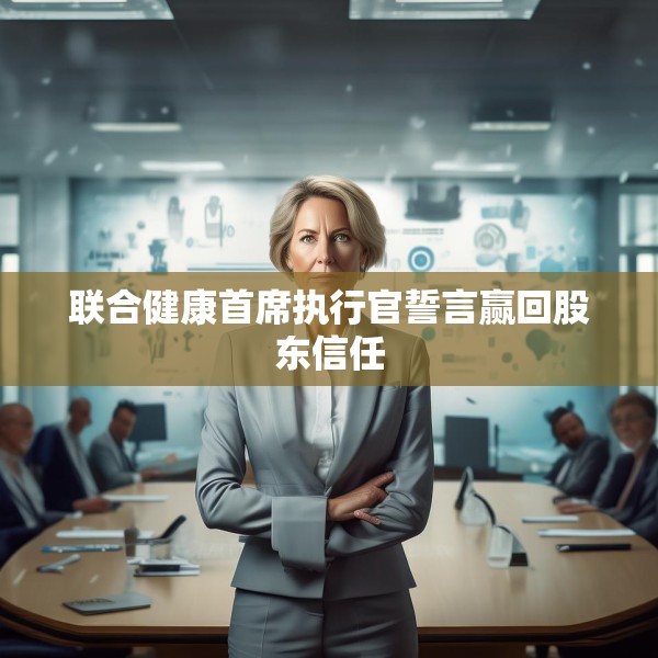 联合健康首席执行官誓言赢回股东信任