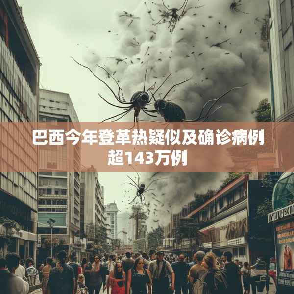 巴西今年登革热疑似及确诊病例超143万例