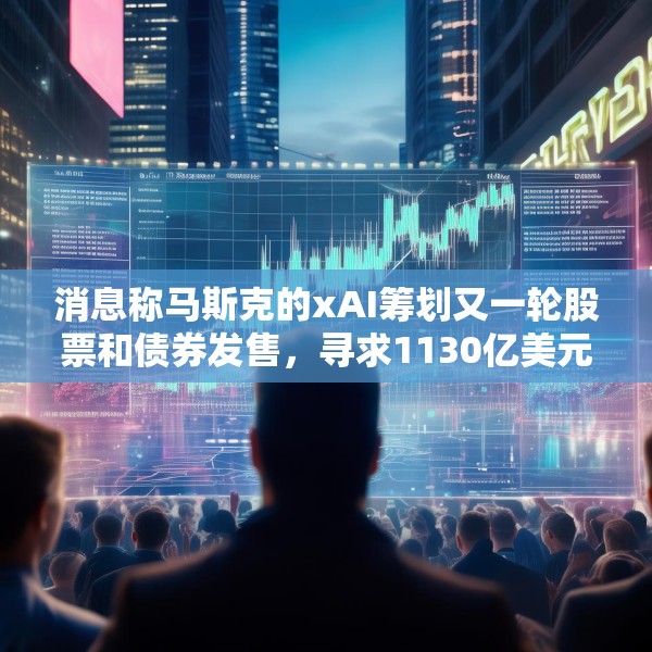 消息称马斯克的xAI筹划又一轮股票和债券发售，寻求1130亿美元估值