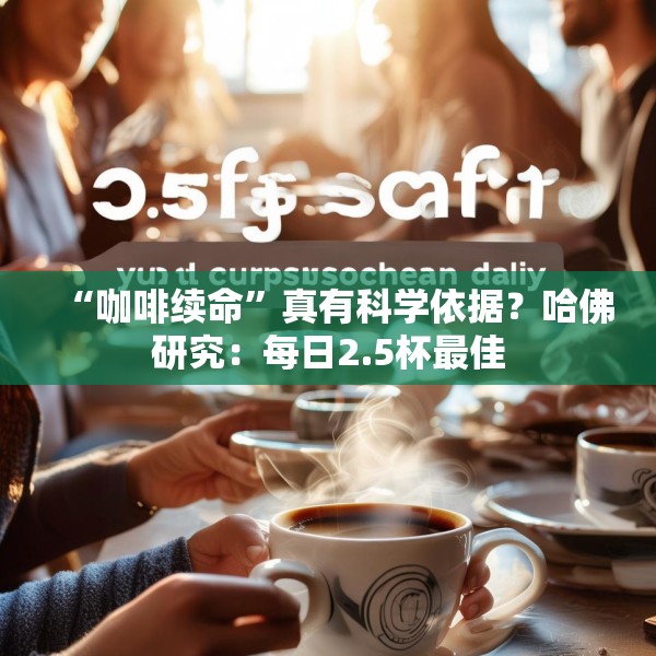 “咖啡续命”真有科学依据？哈佛研究：每日2.5杯最佳