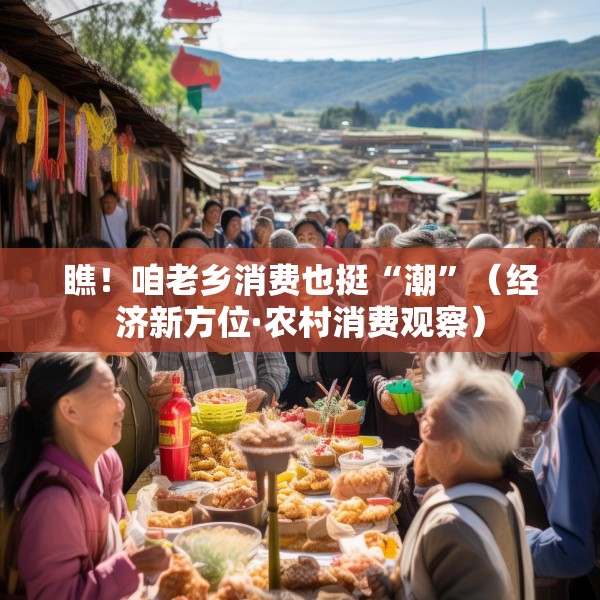 瞧！咱老乡消费也挺“潮”（经济新方位·农村消费观察）