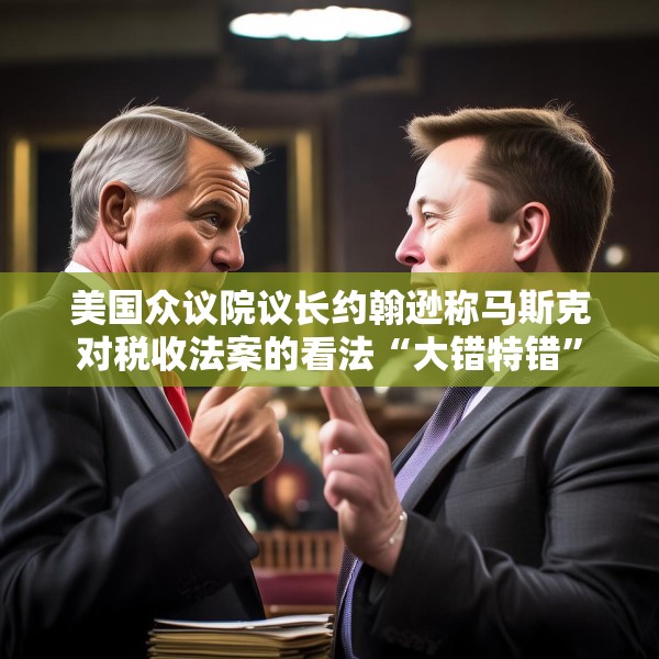 美国众议院议长约翰逊称马斯克对税收法案的看法“大错特错”
