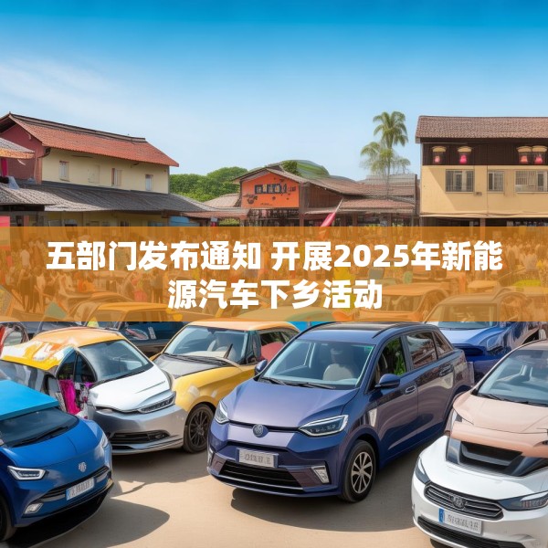 五部门发布通知 开展2025年新能源汽车下乡活动