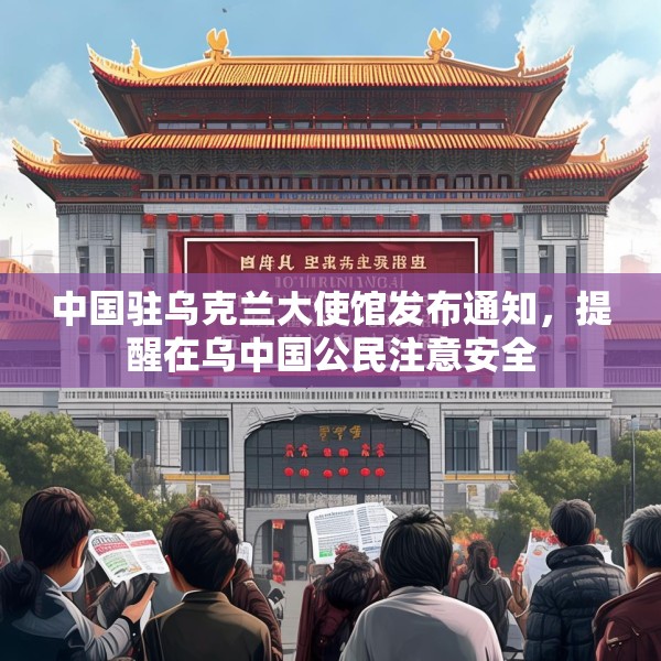中国驻乌克兰大使馆发布通知，提醒在乌中国公民注意安全