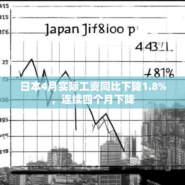 日本4月实际工资同比下降1.8%，连续四个月下降