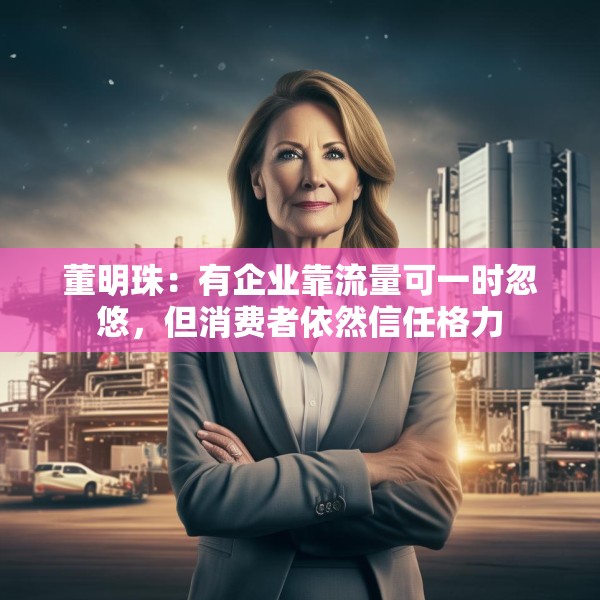 董明珠：有企业靠流量可一时忽悠，但消费者依然信任格力