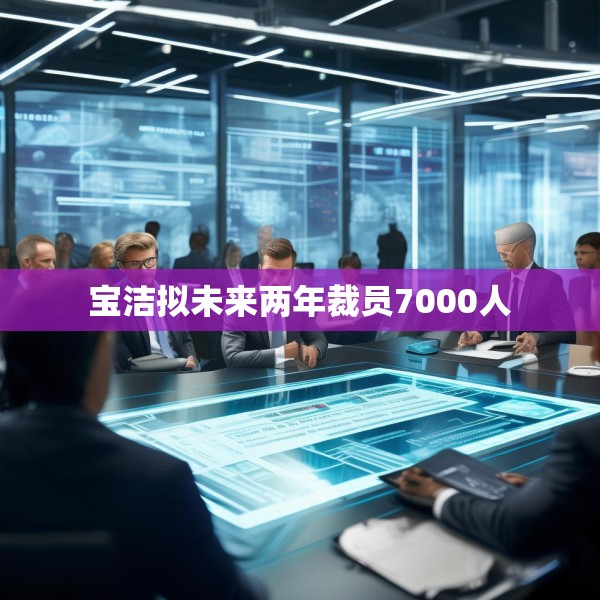 宝洁拟未来两年裁员7000人