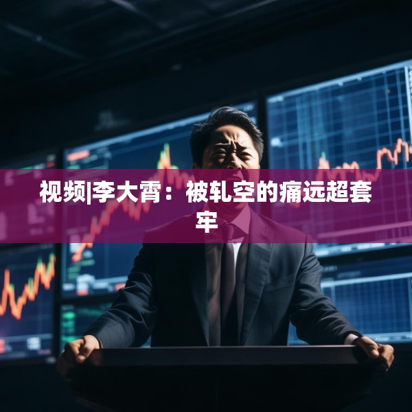 视频|李大霄：被轧空的痛远超套牢