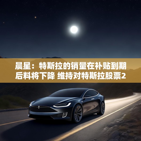 晨星：特斯拉的销量在补贴到期后料将下降 维持对特斯拉股票250美元的公允价值估值