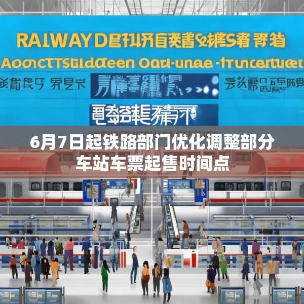 6月7日起铁路部门优化调整部分车站车票起售时间点