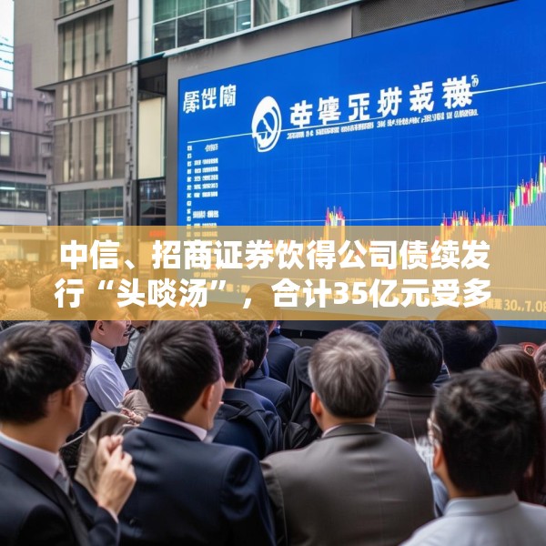 中信、招商证券饮得公司债续发行“头啖汤”，合计35亿元受多家机构“追捧”