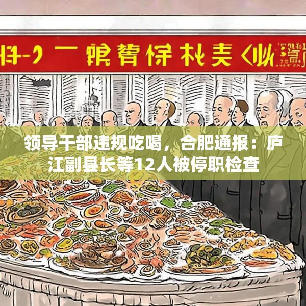 领导干部违规吃喝，合肥通报：庐江副县长等12人被停职检查