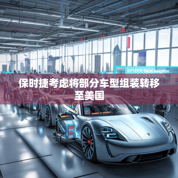 保时捷考虑将部分车型组装转移至美国