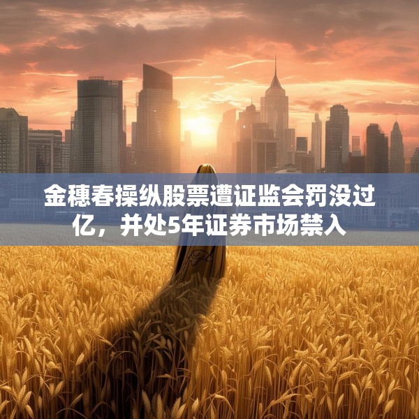 金穗春操纵股票遭证监会罚没过亿，并处5年证券市场禁入