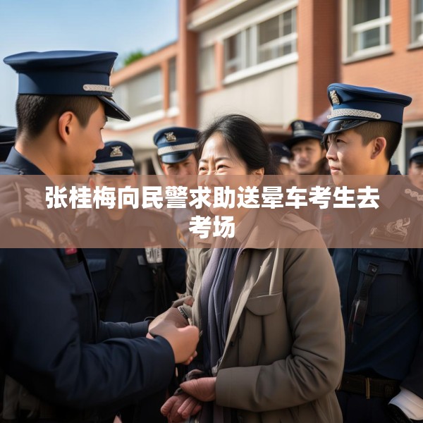 张桂梅向民警求助送晕车考生去考场