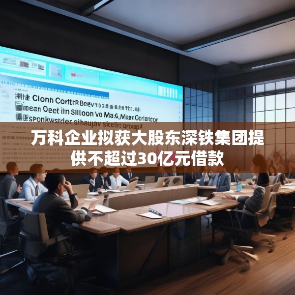 万科企业拟获大股东深铁集团提供不超过30亿元借款