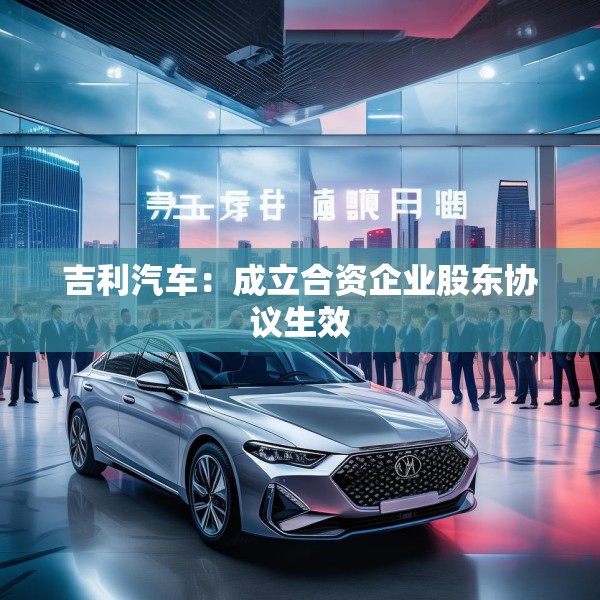 吉利汽车：成立合资企业股东协议生效
