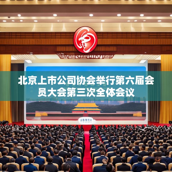 北京上市公司协会举行第六届会员大会第三次全体会议