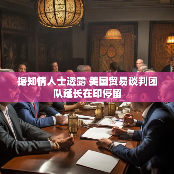 据知情人士透露 美国贸易谈判团队延长在印停留