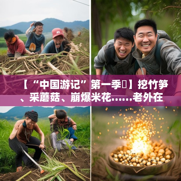 【“中国游记”第一季㊱】挖竹笋、采蘑菇、崩爆米花……老外在中国乡村“玩疯了”！