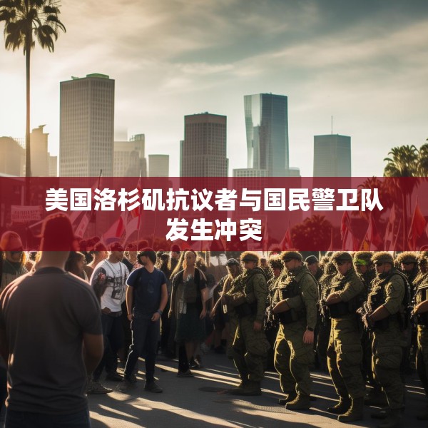 美国洛杉矶抗议者与国民警卫队发生冲突