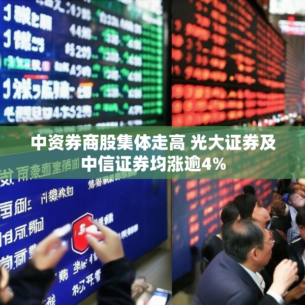 中资券商股集体走高 光大证券及中信证券均涨逾4%