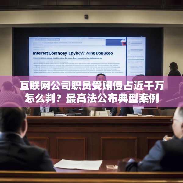 互联网公司职员受贿侵占近千万怎么判？最高法公布典型案例