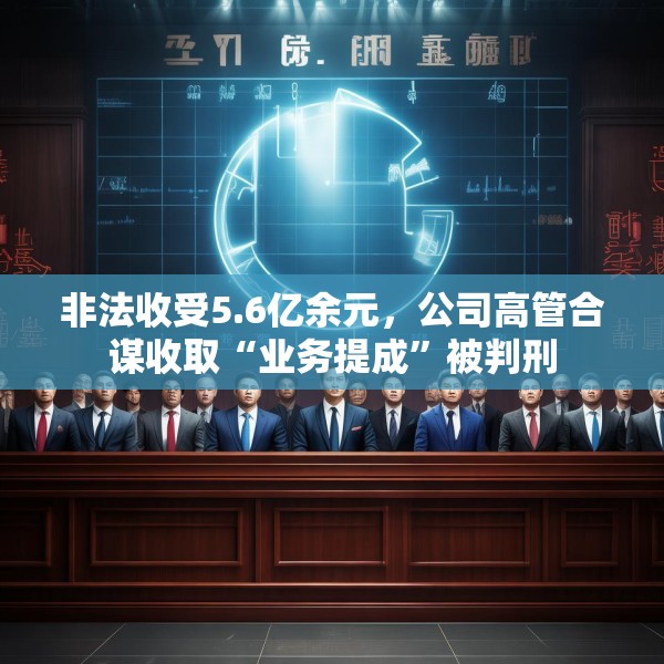 非法收受5.6亿余元，公司高管合谋收取“业务提成”被判刑