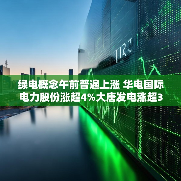 绿电概念午前普遍上涨 华电国际电力股份涨超4%大唐发电涨超3%