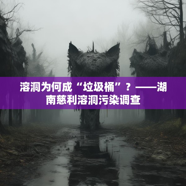 溶洞为何成“垃圾桶”？——湖南慈利溶洞污染调查