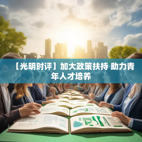 【光明时评】加大政策扶持 助力青年人才培养 