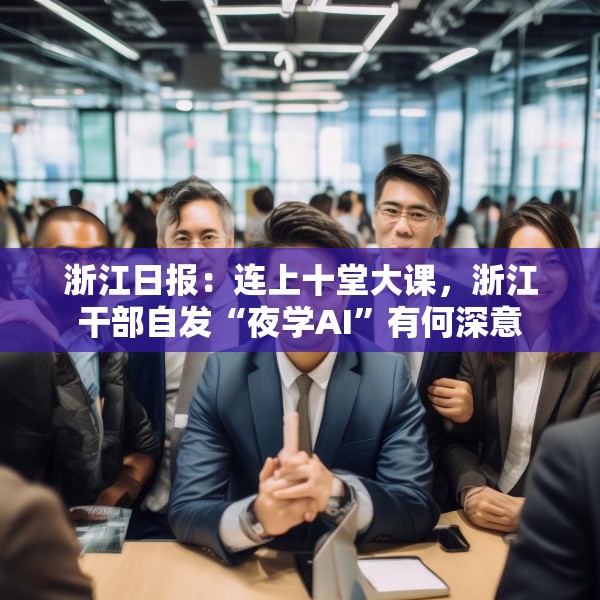 浙江日报：连上十堂大课，浙江干部自发“夜学AI”有何深意