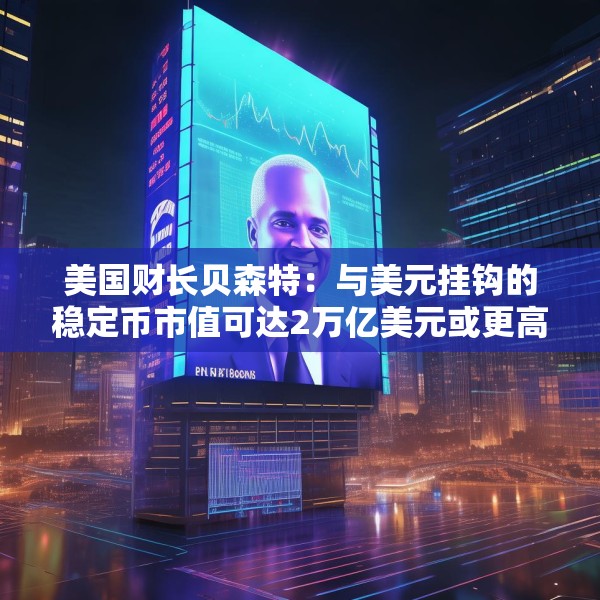 美国财长贝森特：与美元挂钩的稳定币市值可达2万亿美元或更高