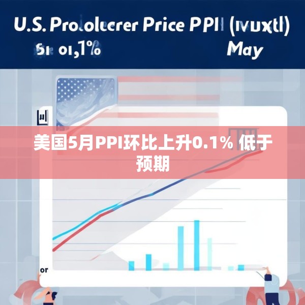 美国5月PPI环比上升0.1% 低于预期