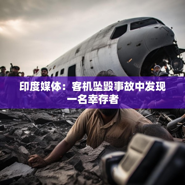 印度媒体：客机坠毁事故中发现一名幸存者