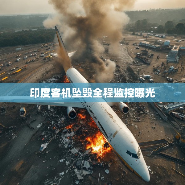 印度客机坠毁全程监控曝光
