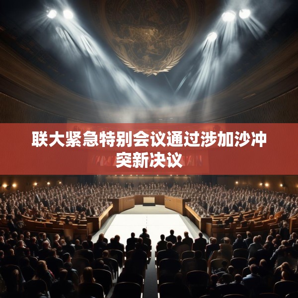 联大紧急特别会议通过涉加沙冲突新决议
