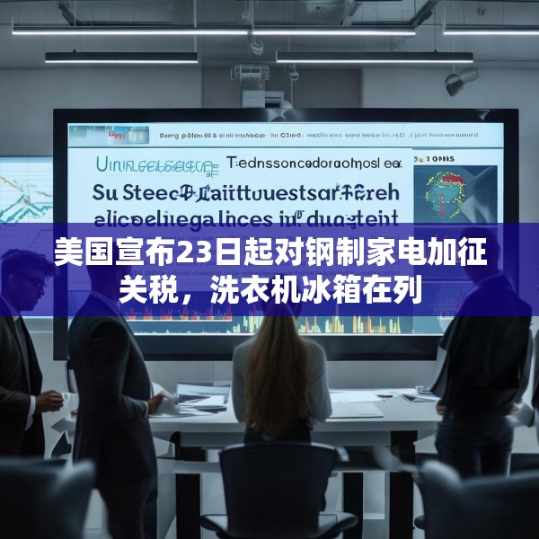 美国宣布23日起对钢制家电加征关税，洗衣机冰箱在列