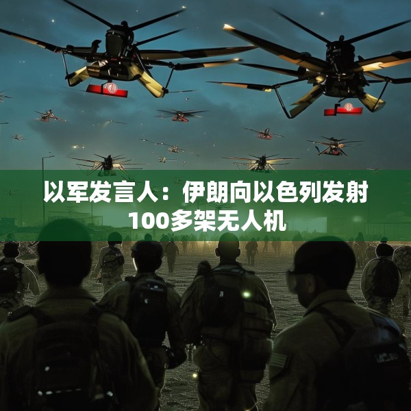 以军发言人：伊朗向以色列发射100多架无人机
