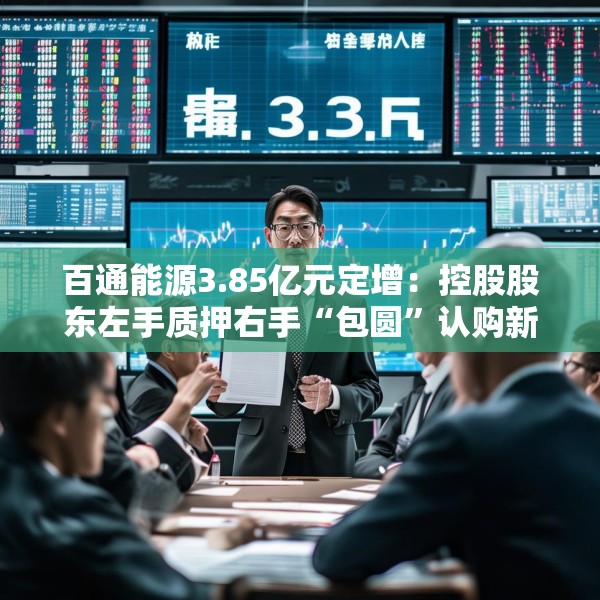 百通能源3.85亿元定增：控股股东左手质押右手“包圆”认购新股 高管计划减持