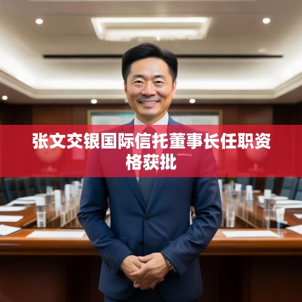 张文交银国际信托董事长任职资格获批