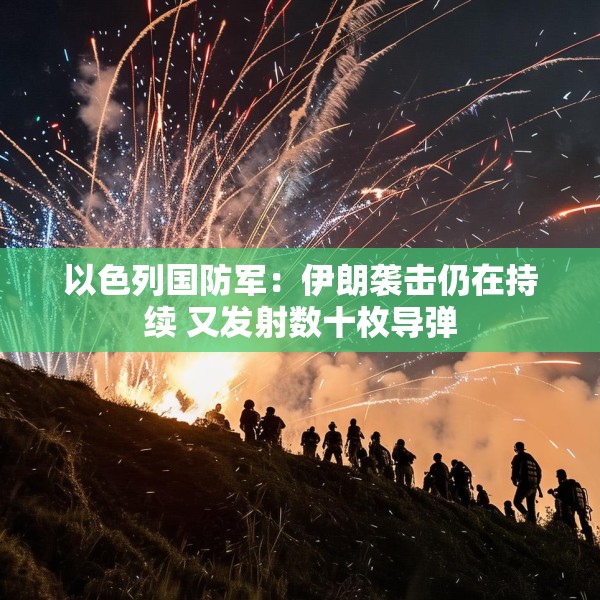 以色列国防军：伊朗袭击仍在持续 又发射数十枚导弹