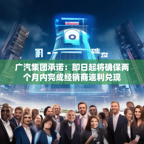 广汽集团承诺：即日起将确保两个月内完成经销商返利兑现