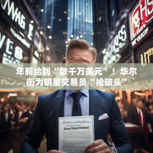 年薪给到“数千万美元”！华尔街为明星交易员“抢破头”