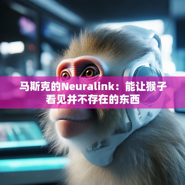 马斯克的Neuralink：能让猴子看见并不存在的东西