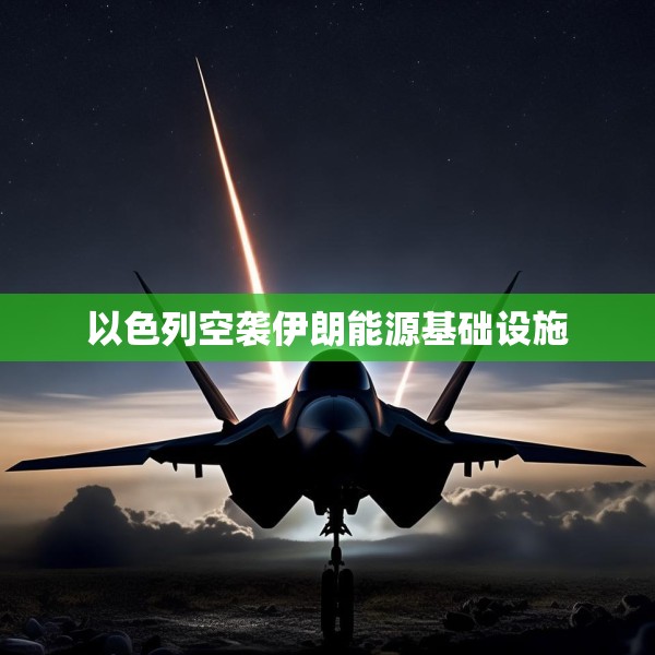 以色列空袭伊朗能源基础设施