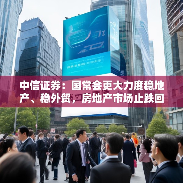 中信证券：国常会更大力度稳地产、稳外贸，房地产市场止跌回稳可期
